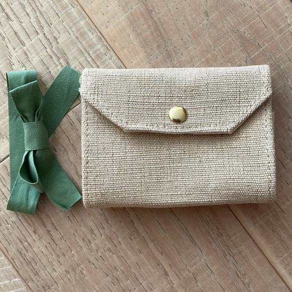 Sezane Cotton blend Wallet. Beige - Picture 2 of 9
